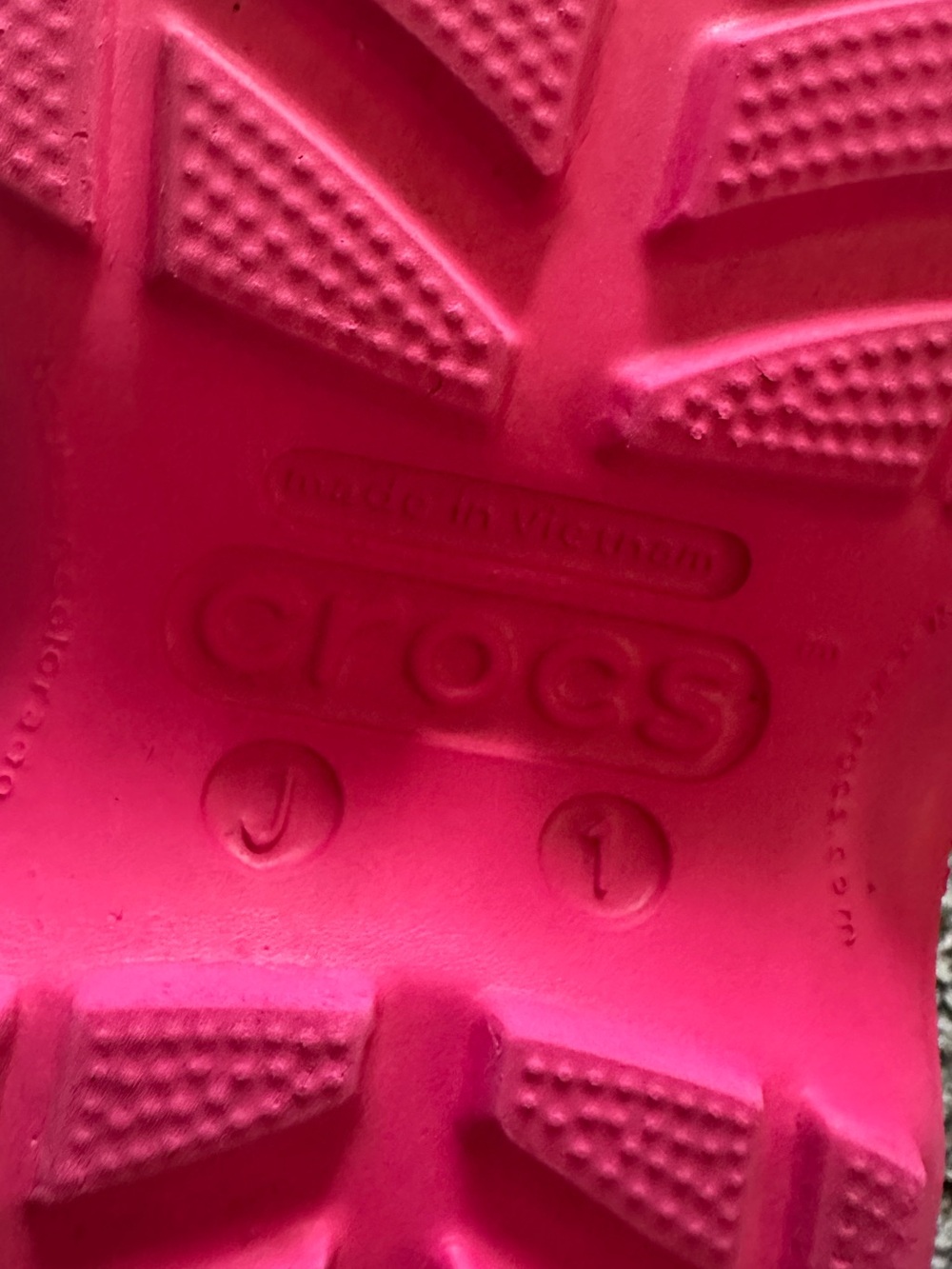 CROCS Classic Kids Pink Handle It Rain Boots Size 1 Youth - Picture 8 of 8